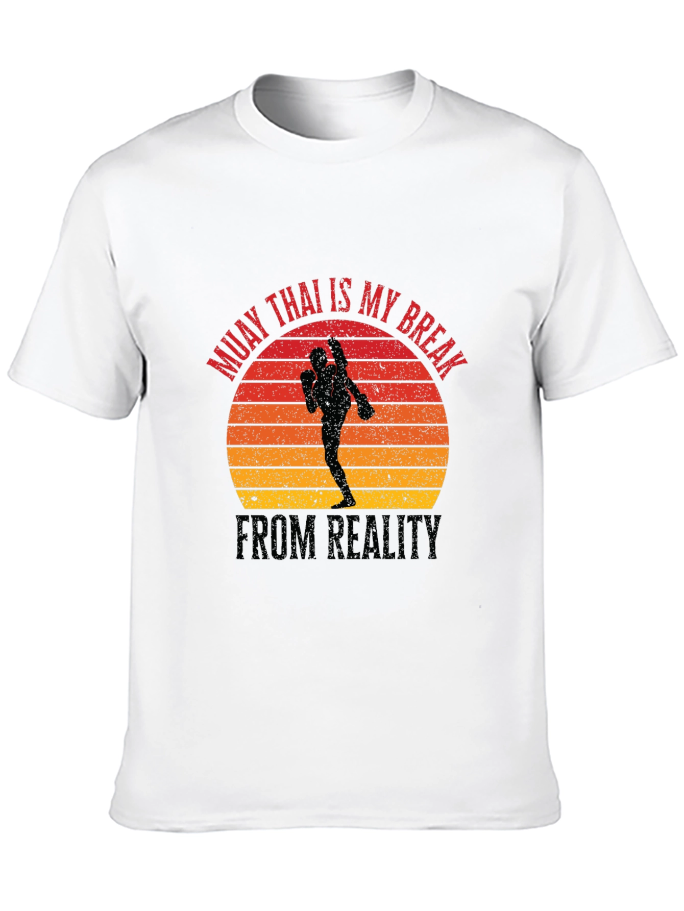 Muay Thai Break from Reality Black T-Shirt