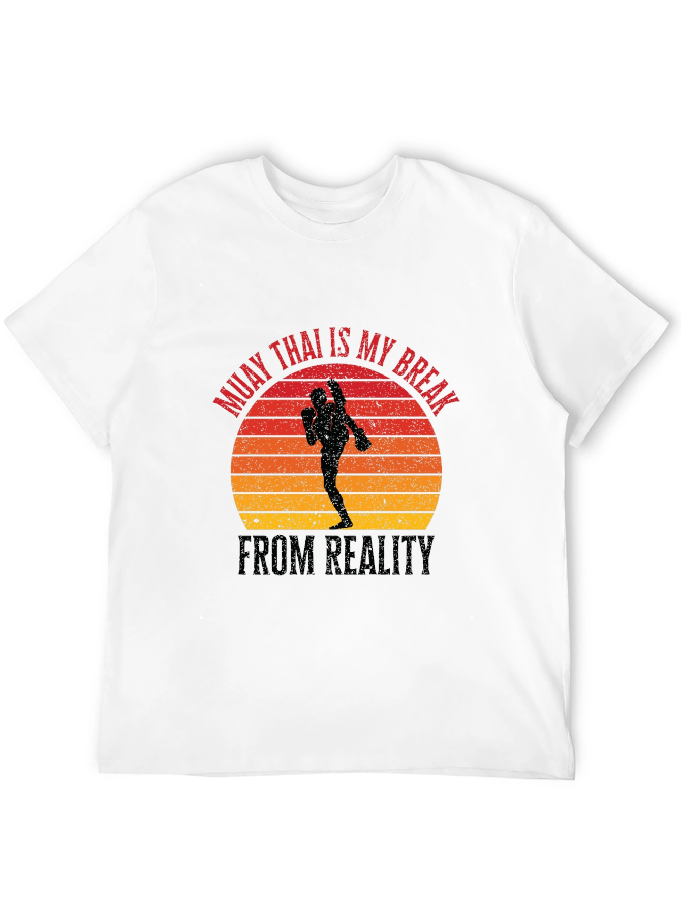 Muay Thai Break from Reality Black T-Shirt
