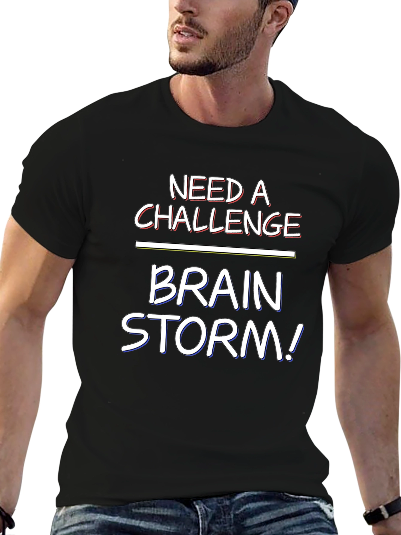 Brain Storm Tee - Need a Challenge Shirt