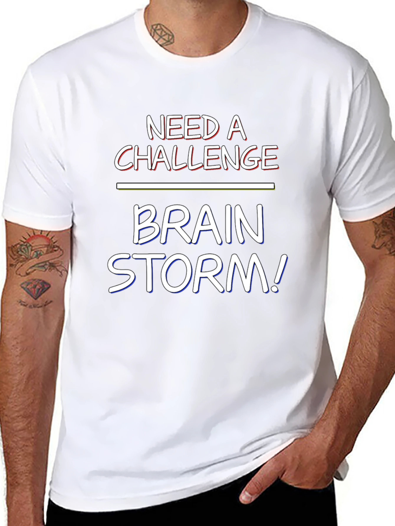 Brain Storm Tee - Need a Challenge Shirt