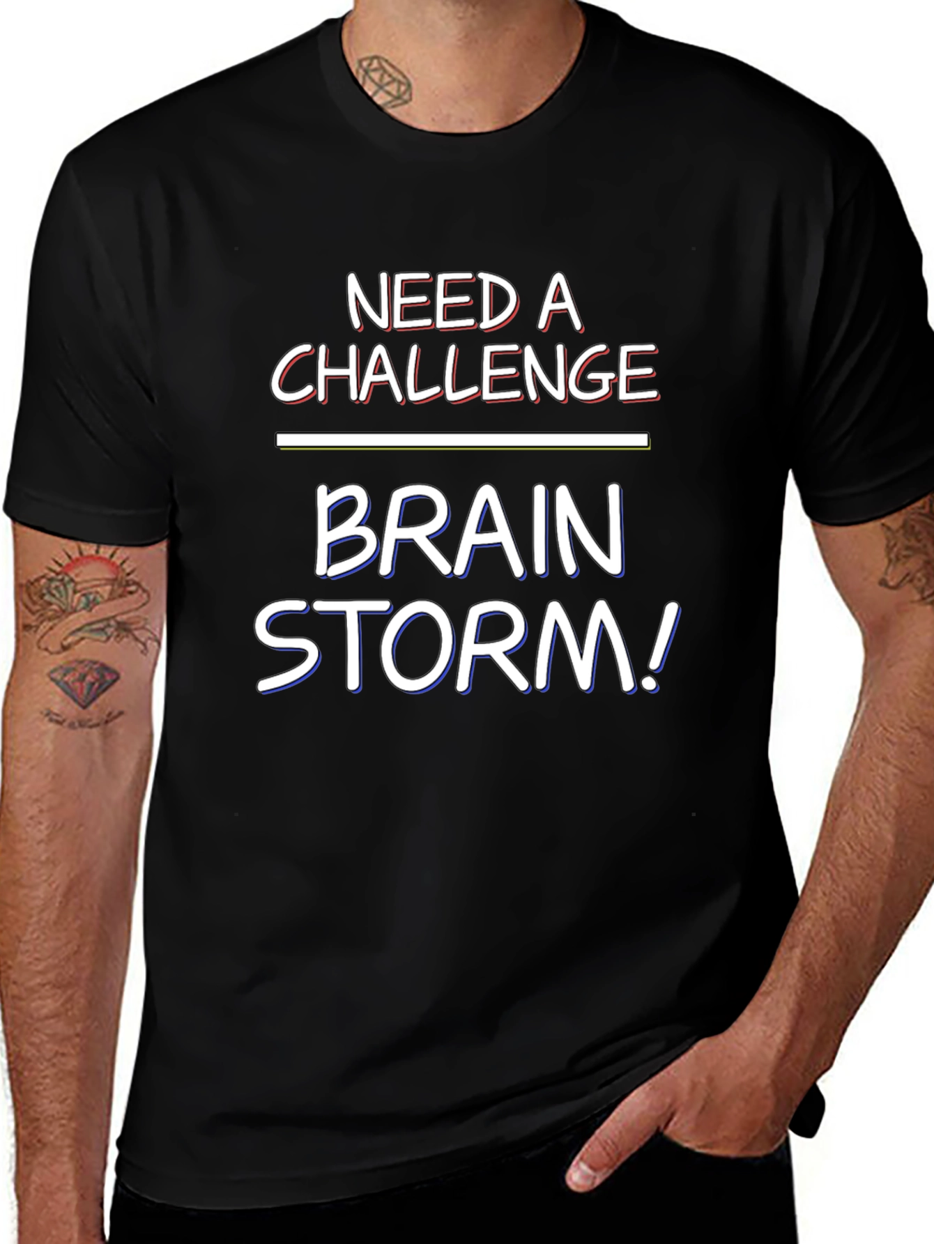 Brain Storm Tee - Need a Challenge Shirt