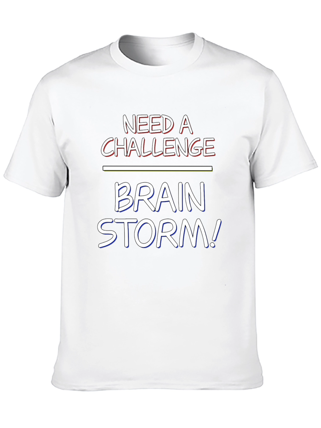 Brain Storm Tee - Need a Challenge Shirt