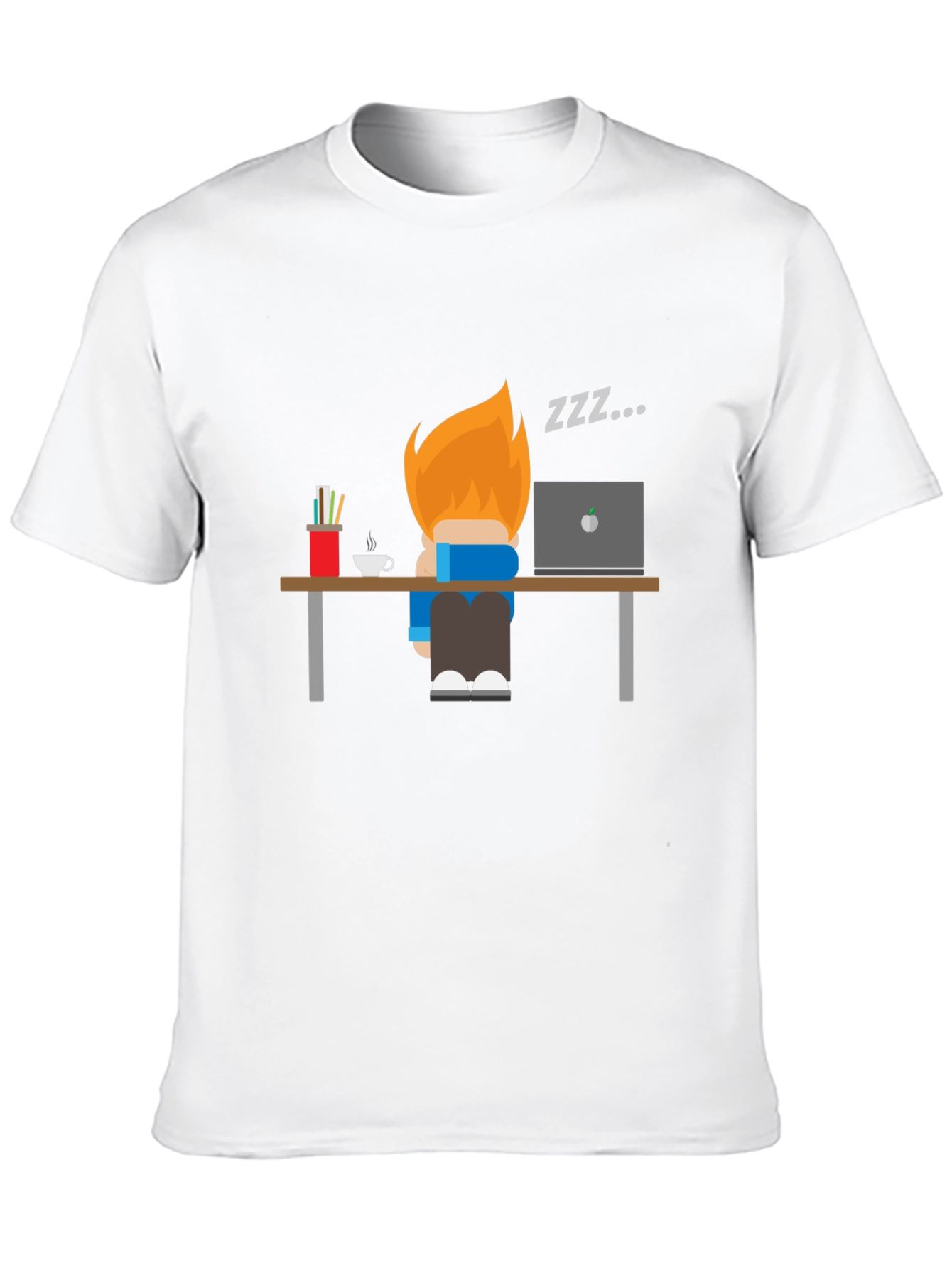 Funny Sleepy Worker Graphic T-Shirt