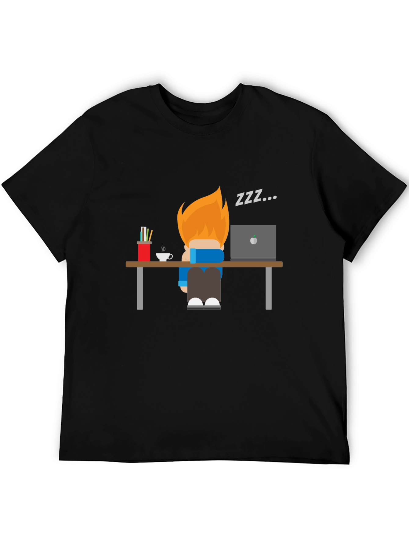 Funny Sleepy Worker Graphic T-Shirt