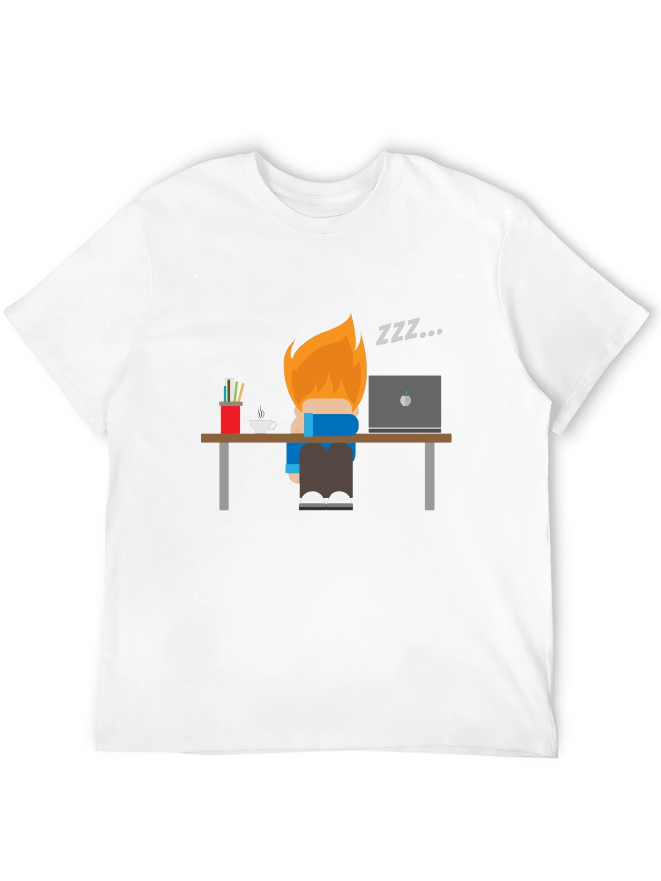 Funny Sleepy Worker Graphic T-Shirt