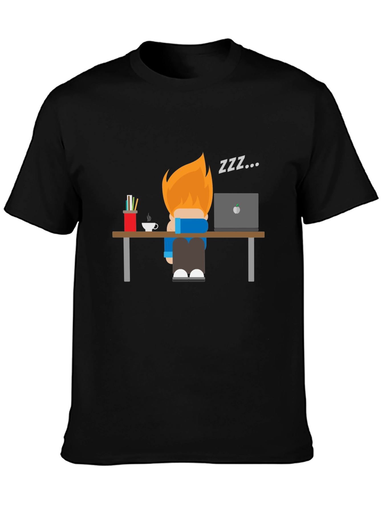 Funny Sleepy Worker Graphic T-Shirt