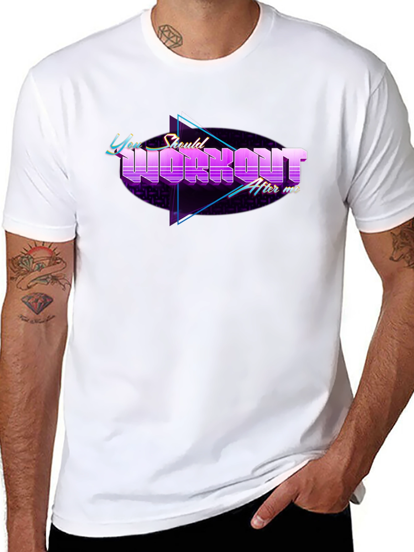Retro Workout Tee - Motivation Apparel
