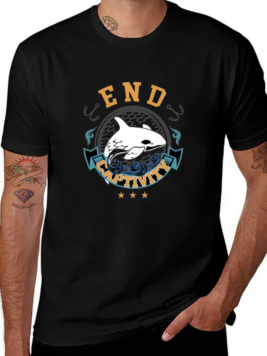 End Captivity Orca T-Shirt: Save the Whales!
