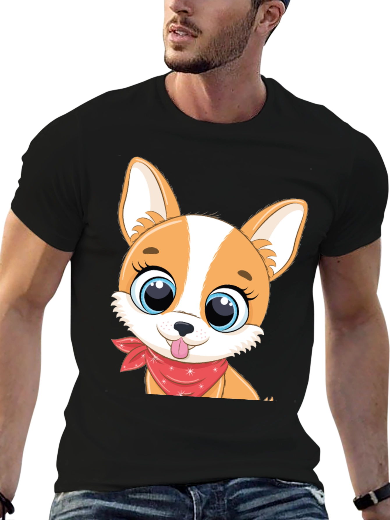 Cute Puppy Dog Graphic T-Shirt