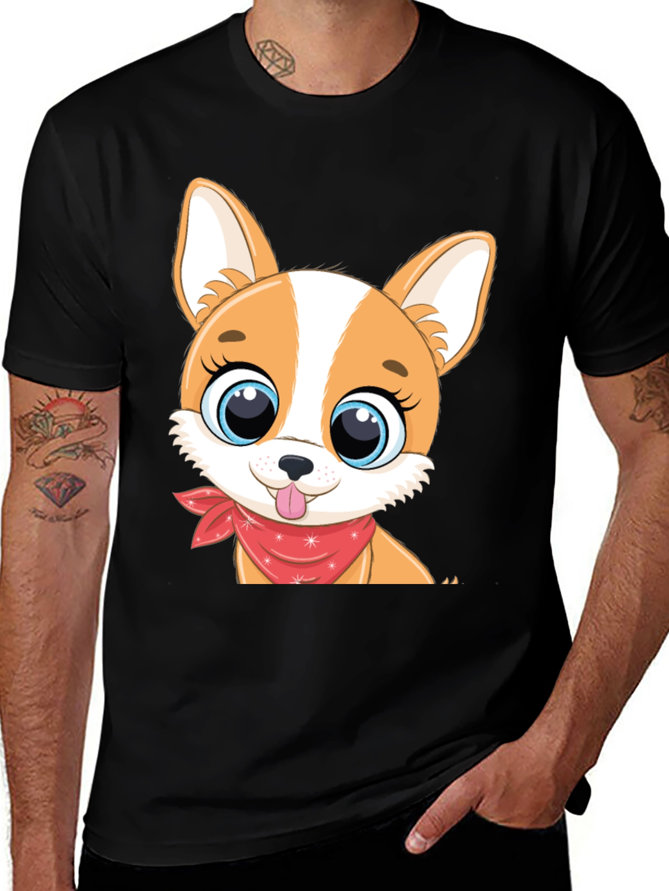 Cute Puppy Dog Graphic T-Shirt