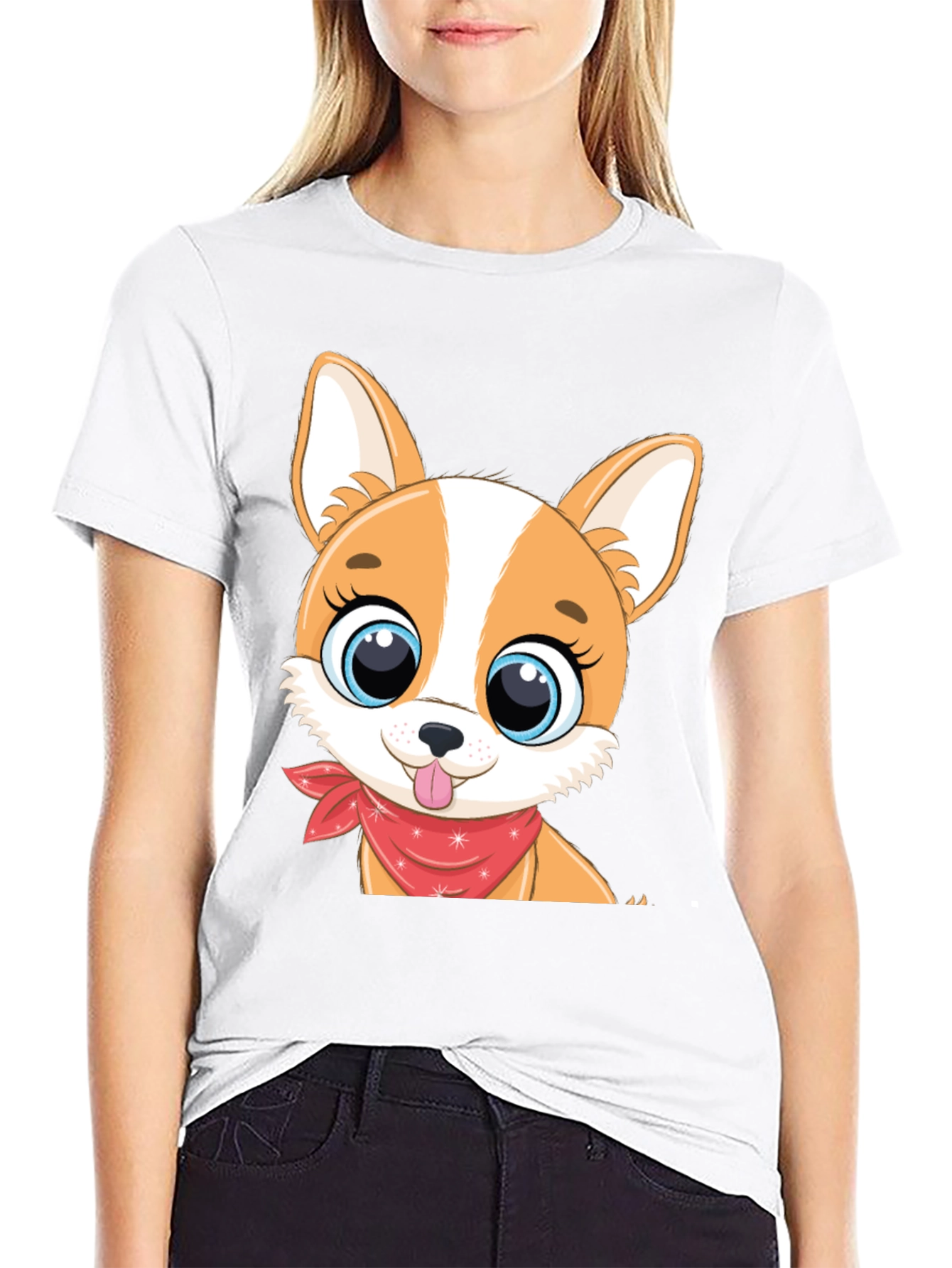 Cute Puppy Dog Graphic T-Shirt