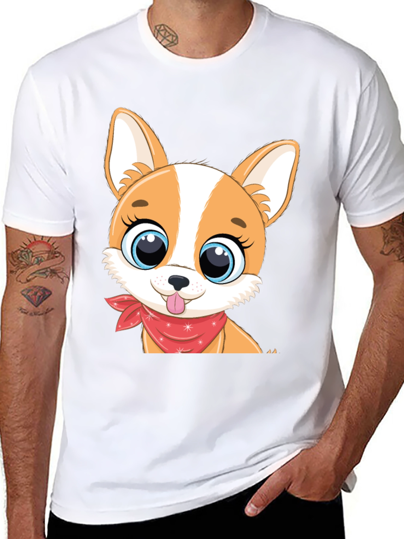 Cute Puppy Dog Graphic T-Shirt
