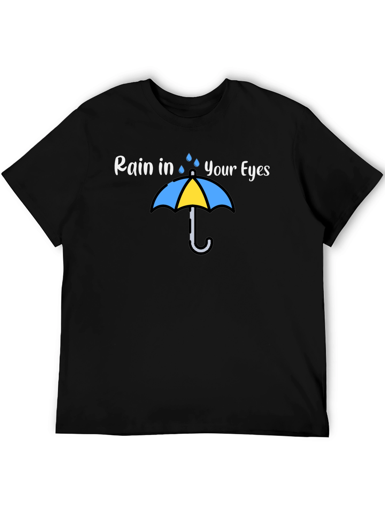 Rain in Your Eyes Graphic Tee - Umbrella Design