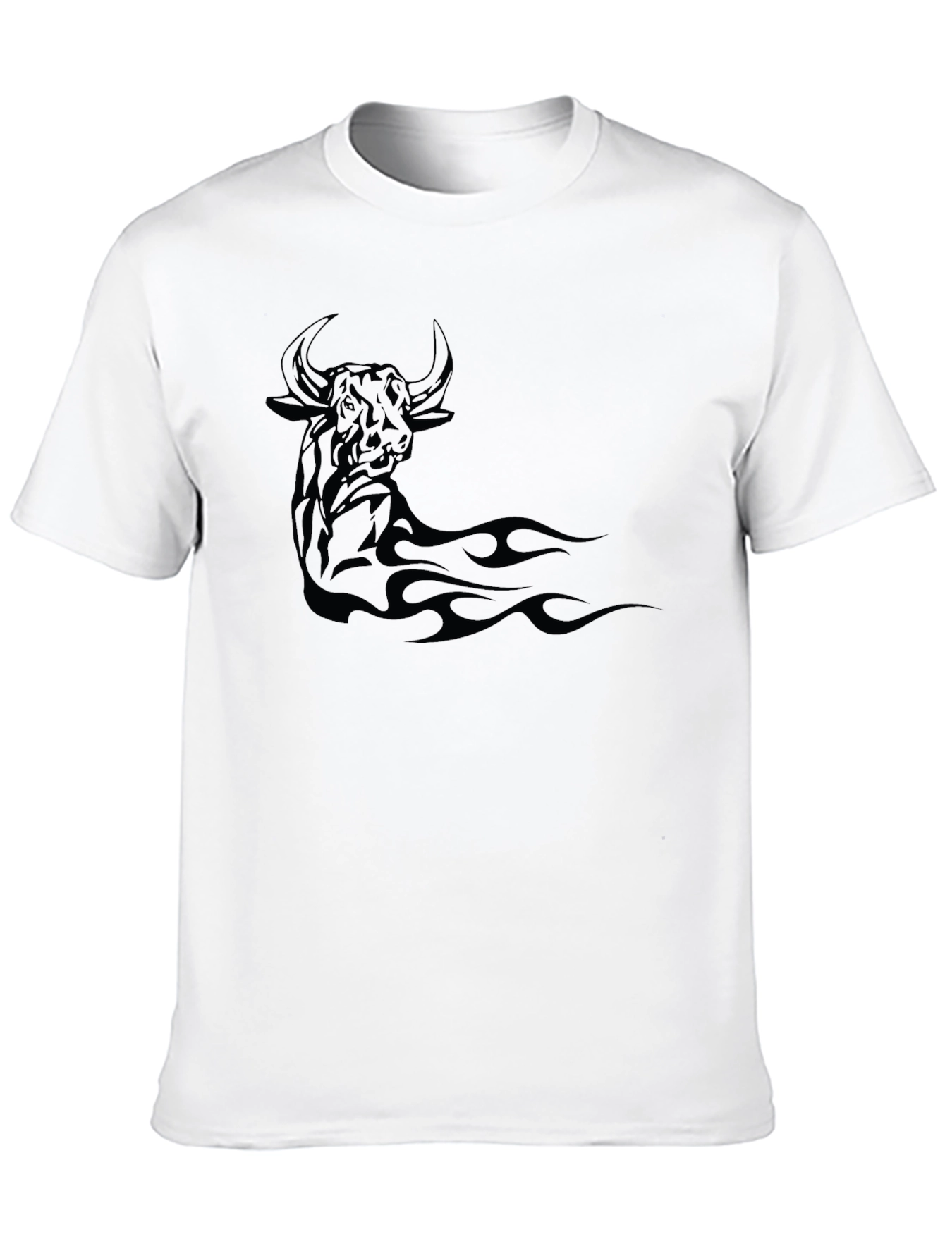 Black Bull Graphic Tee - Bold & Stylish Design