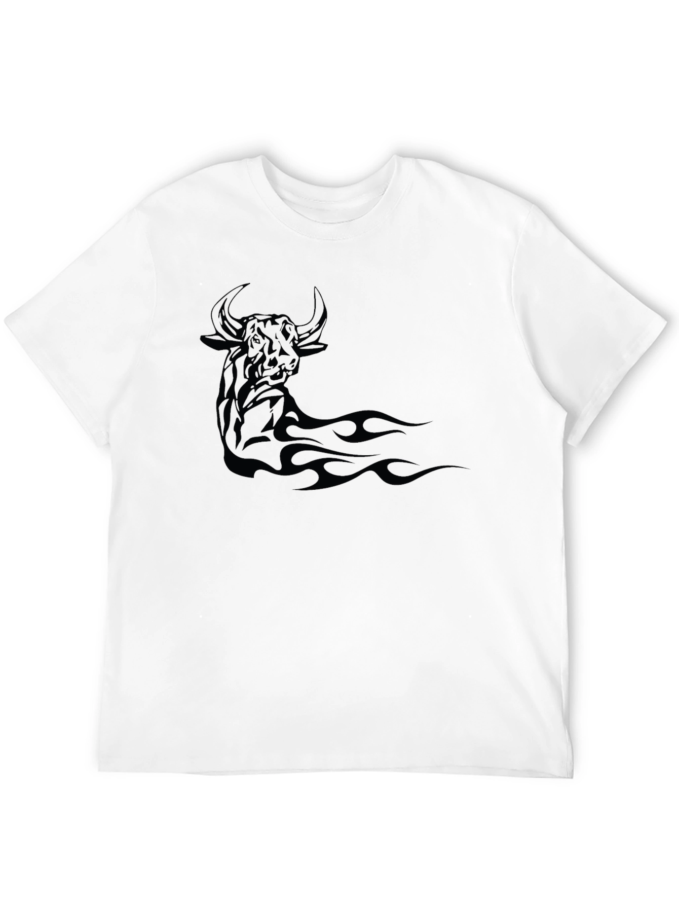 Black Bull Graphic Tee - Bold & Stylish Design