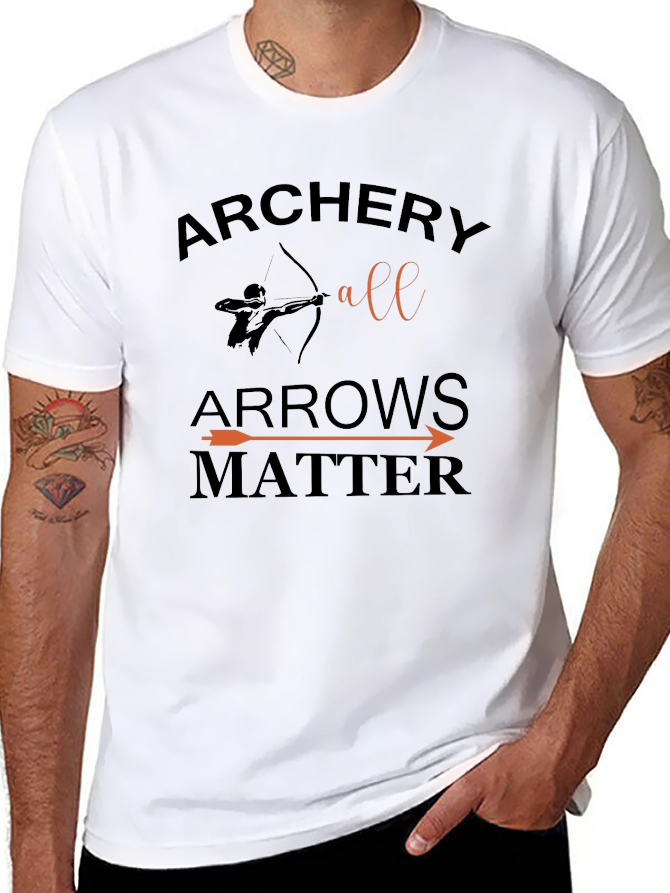 Archery All Arrows Matter Graphic T-Shirt