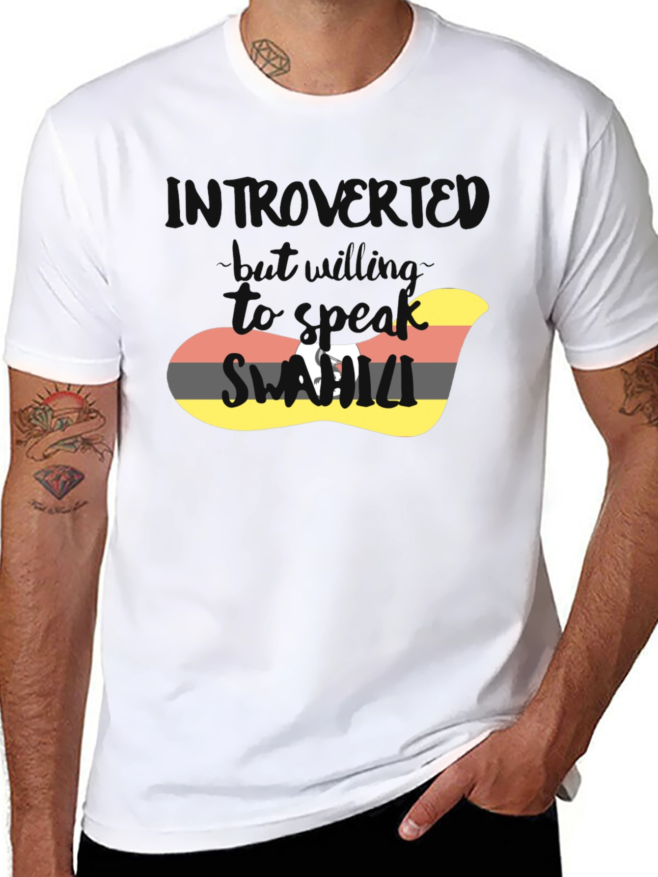 Introvert But Willing To Talk Swahili T-Shirt