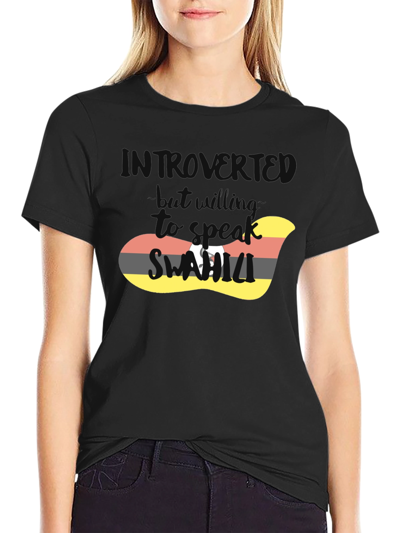 Introvert But Willing To Talk Swahili T-Shirt