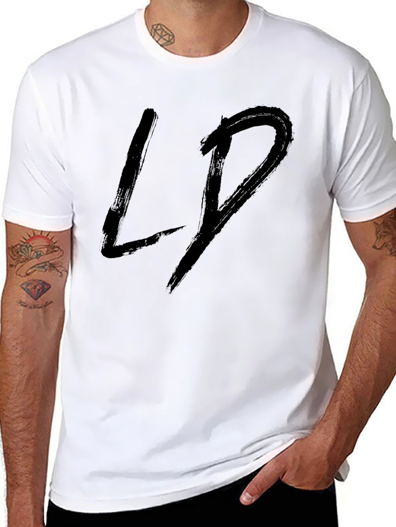 Black Graphic Tee - LD Design