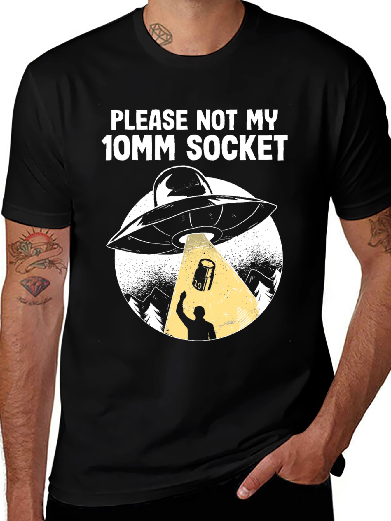 10mm Socket Alien Abduction T-Shirt