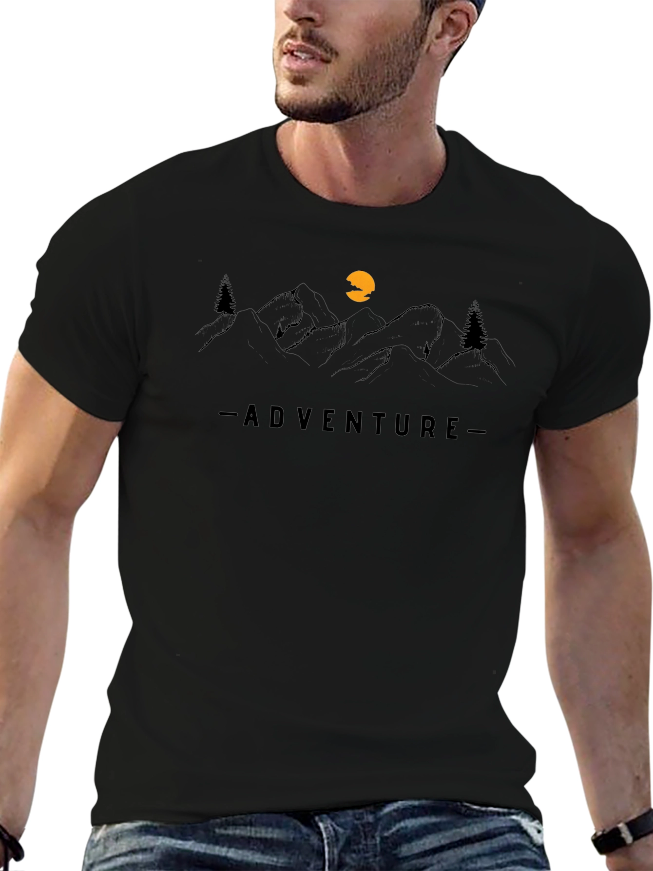 Adventure Design Black T-Shirt