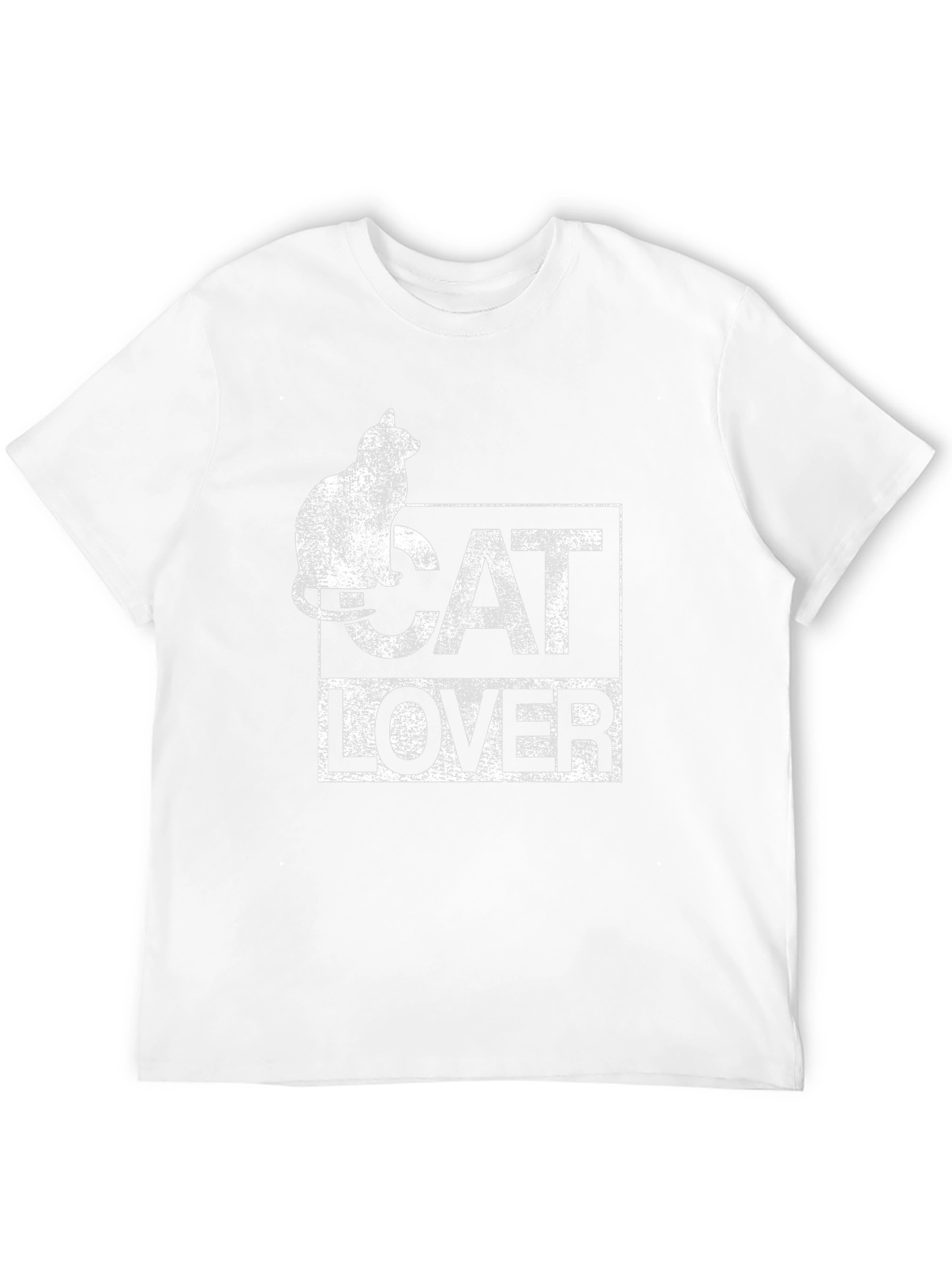 Cat Lover Graphic T-Shirt - Black Cotton Tee