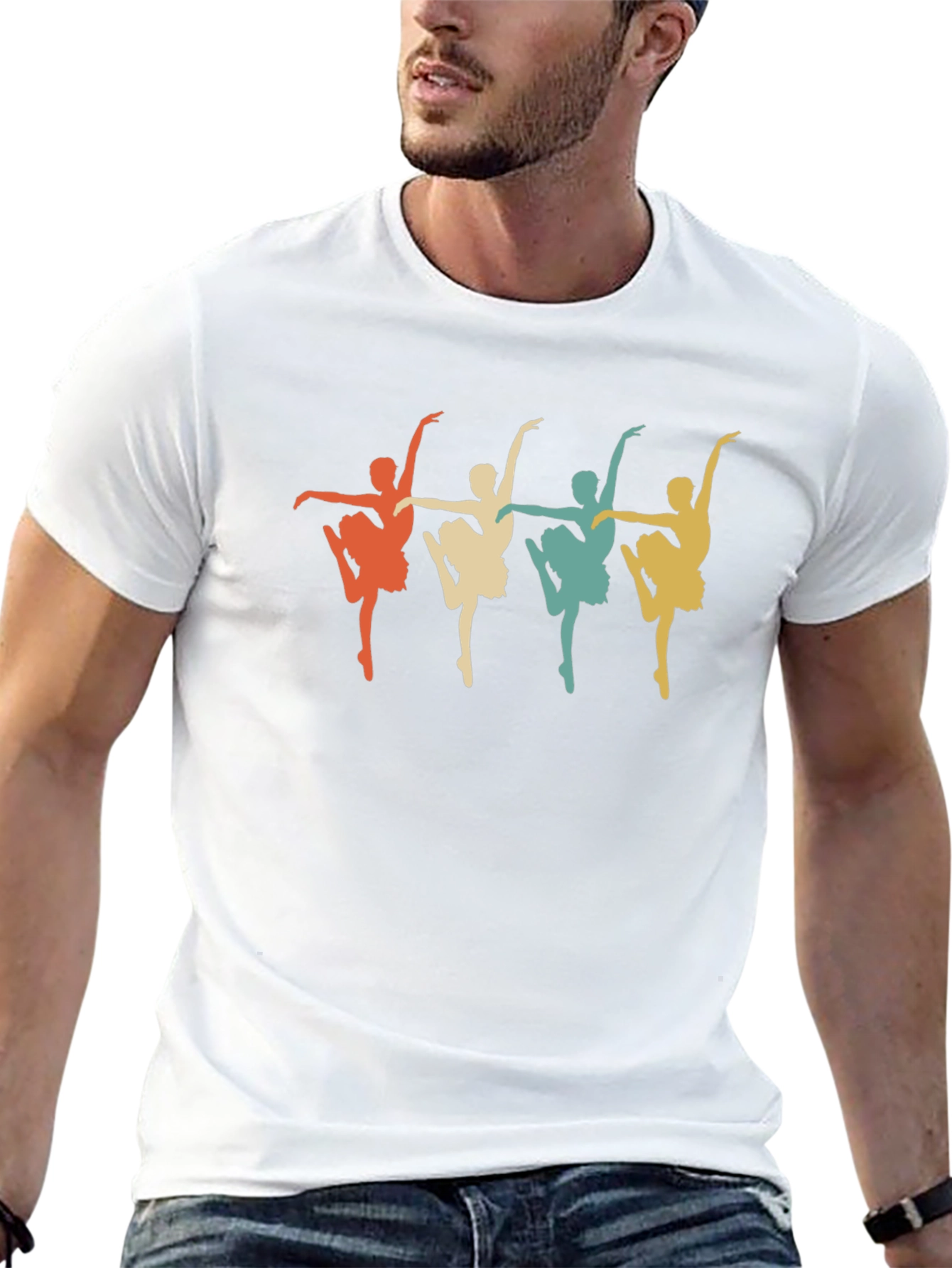 Retro Ballerina T-Shirt - Ballet Dance Tee