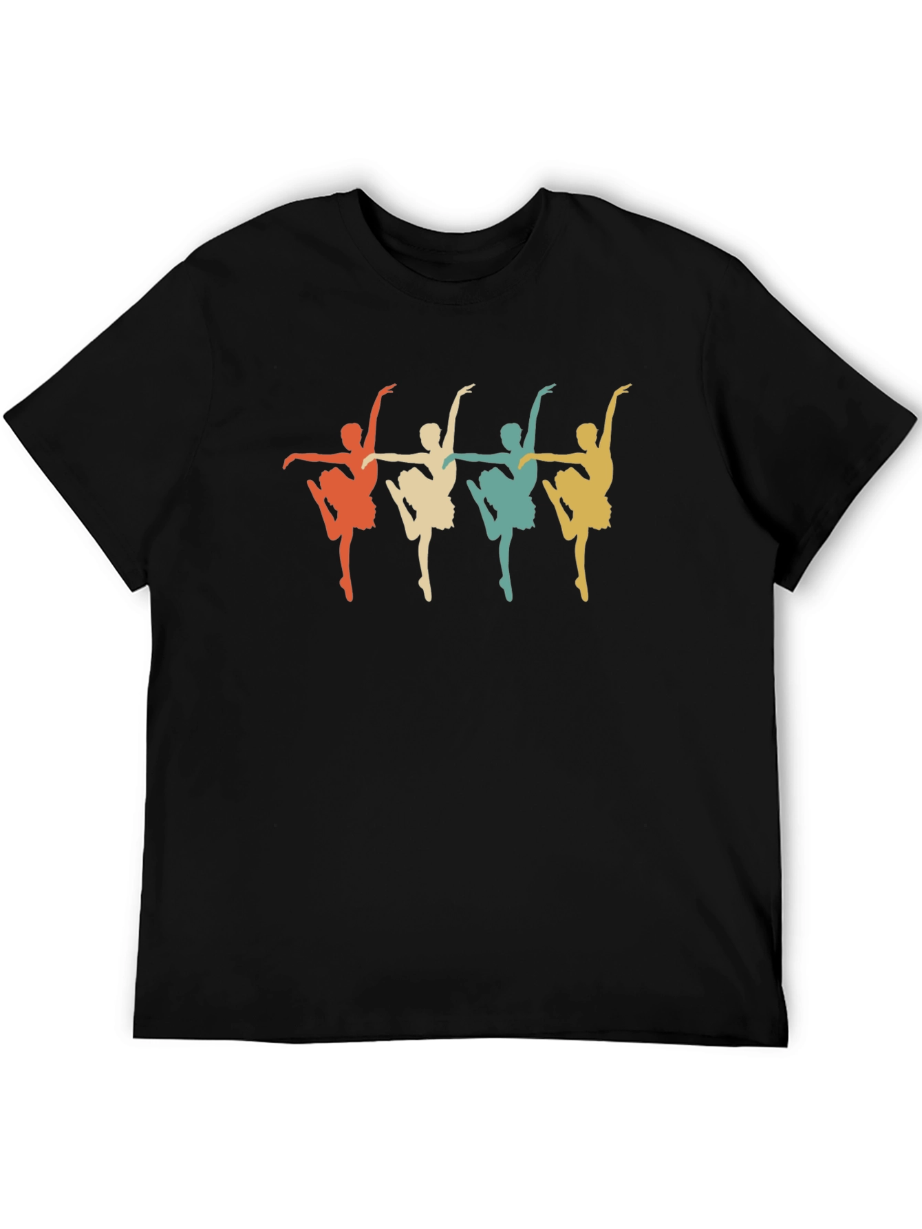Retro Ballerina T-Shirt - Ballet Dance Tee