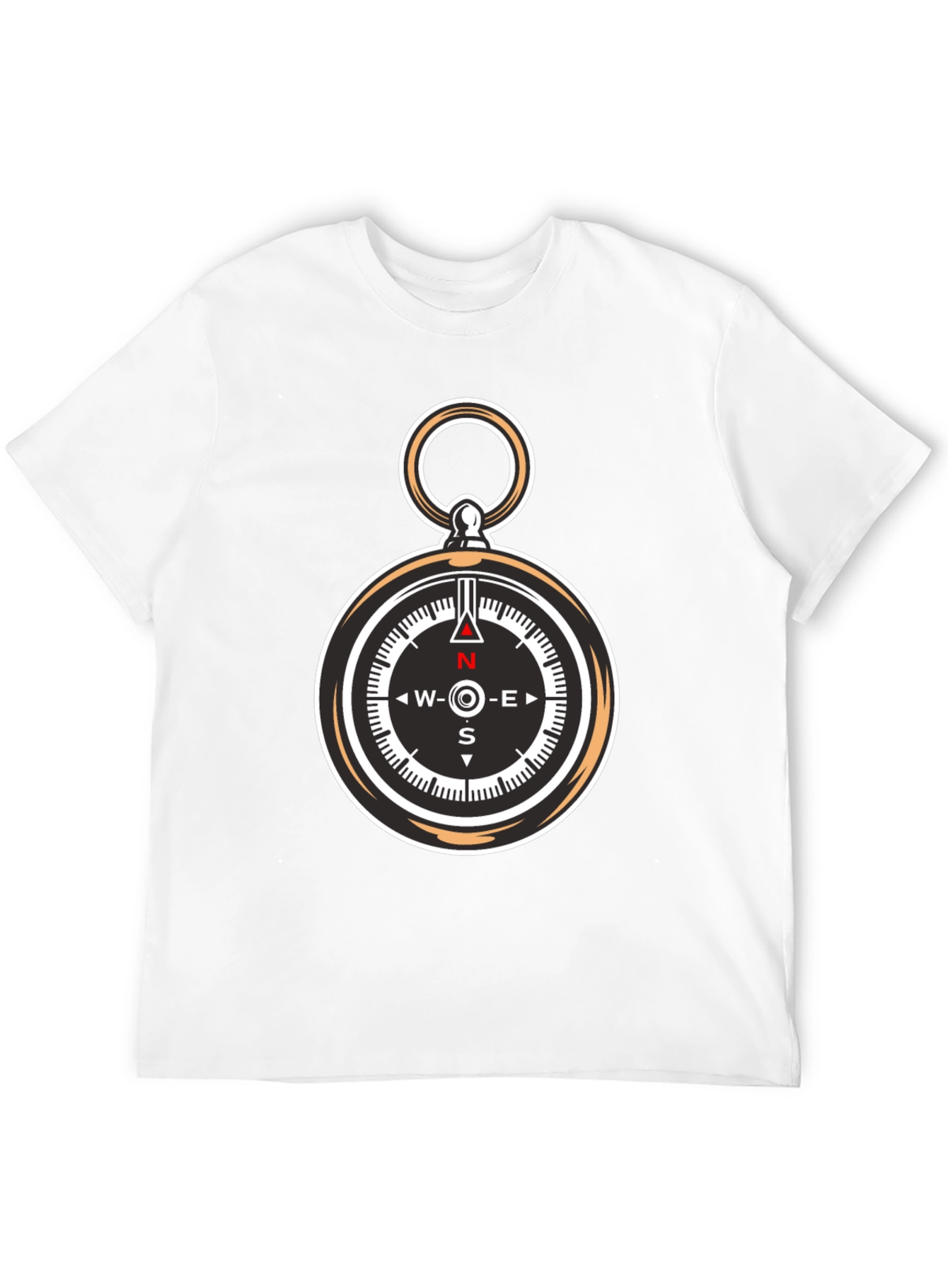 Compass Graphic Tee - Stylish Direction