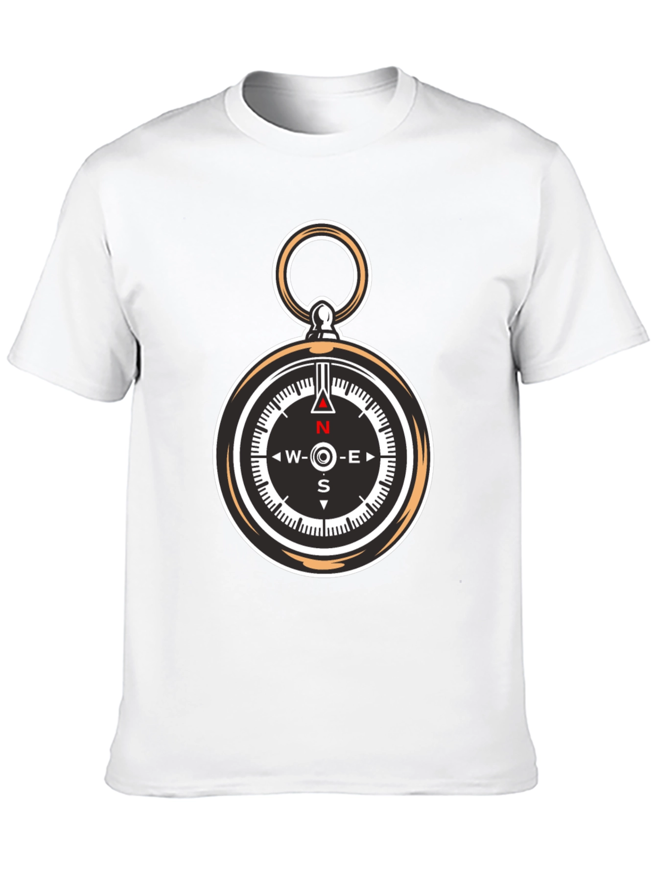 Compass Graphic Tee - Stylish Direction