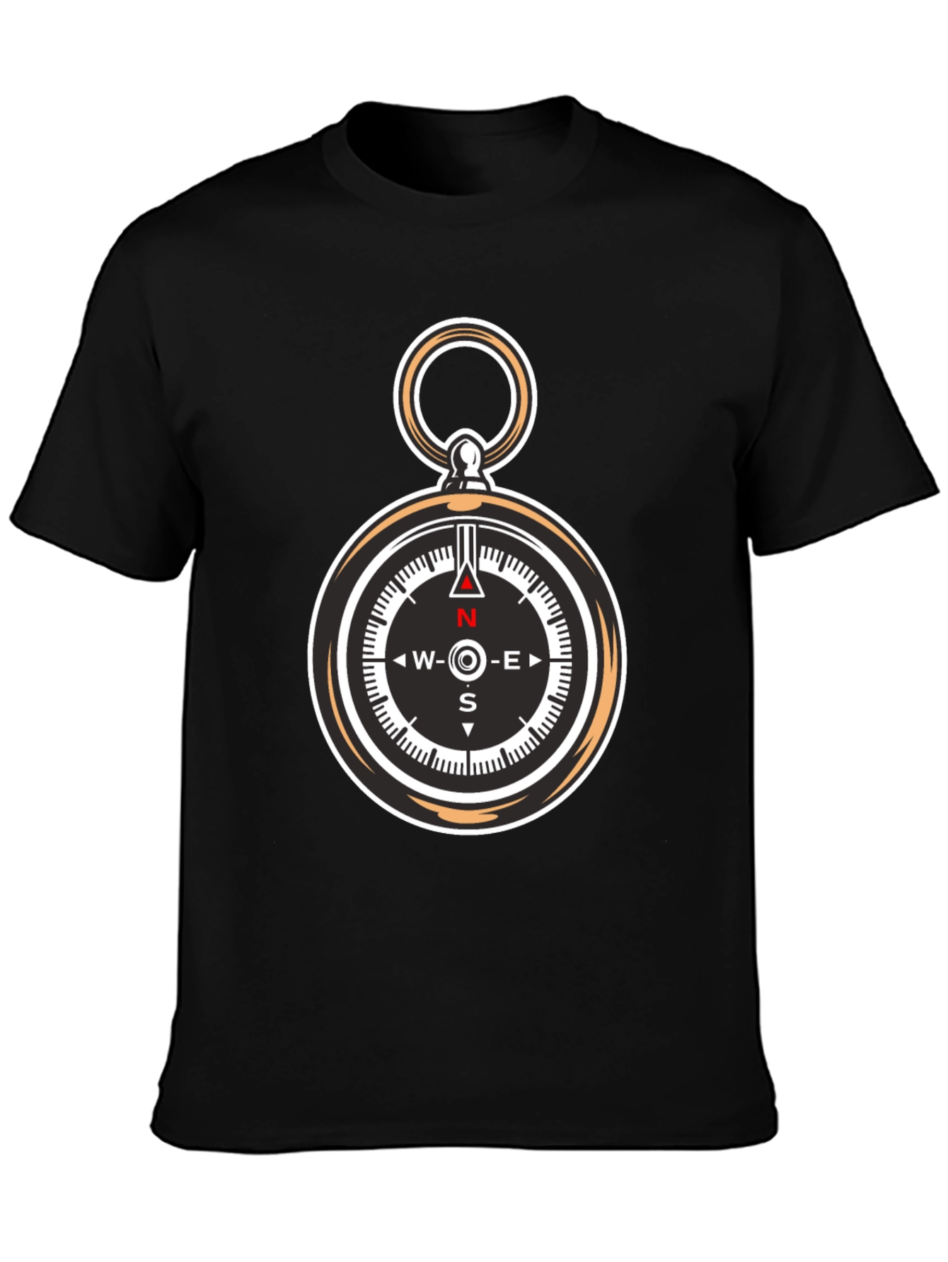 Compass Graphic Tee - Stylish Direction