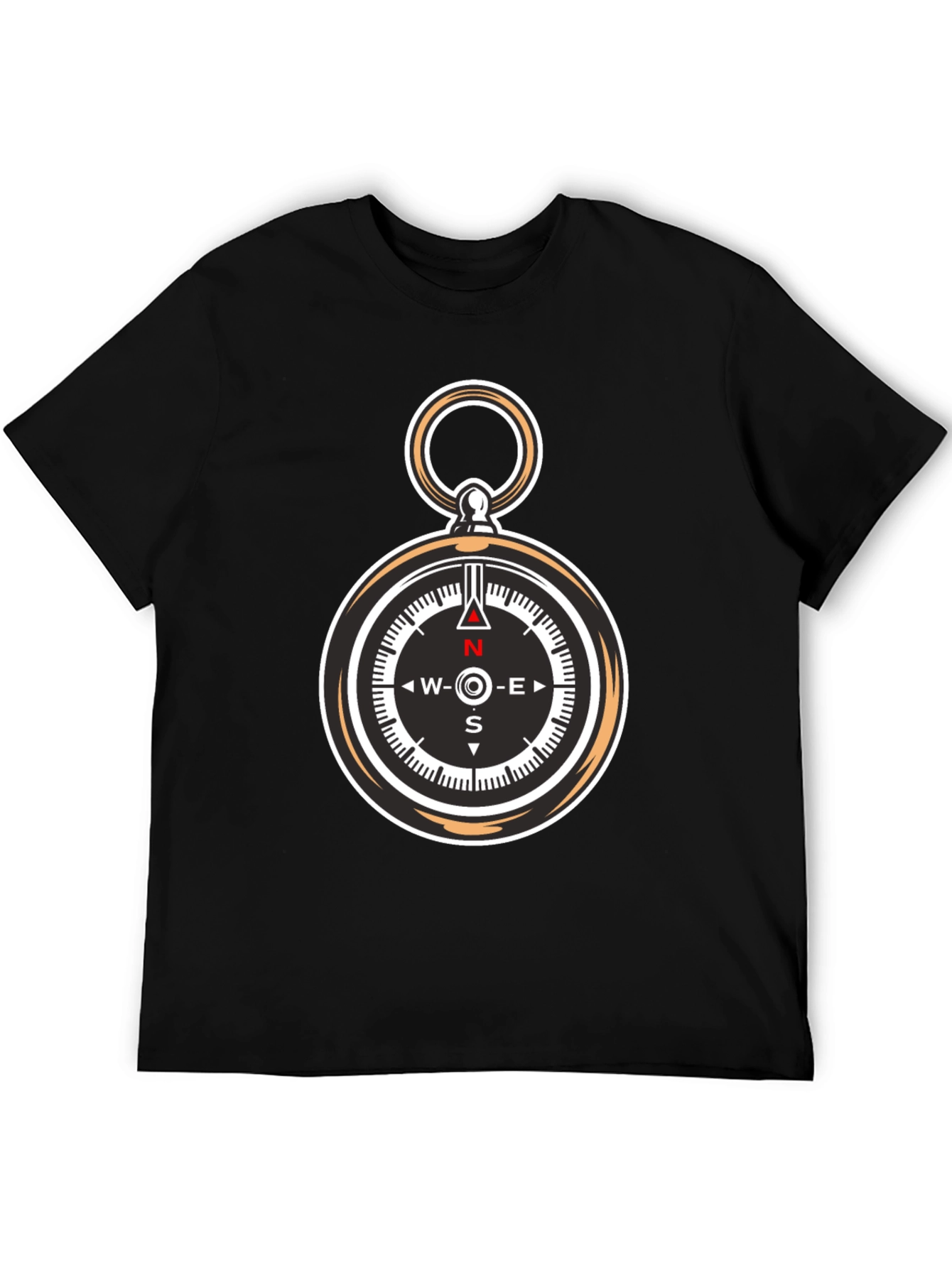 Compass Graphic Tee - Stylish Direction