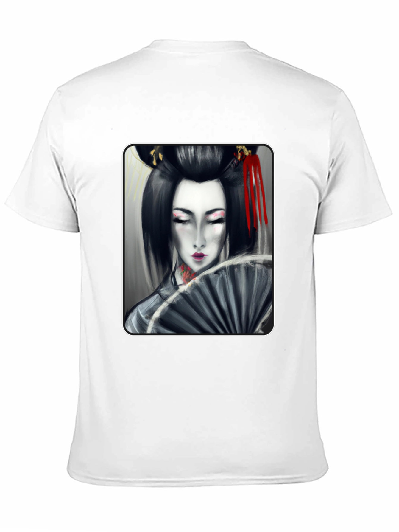 Geisha Graphic Black T-Shirt