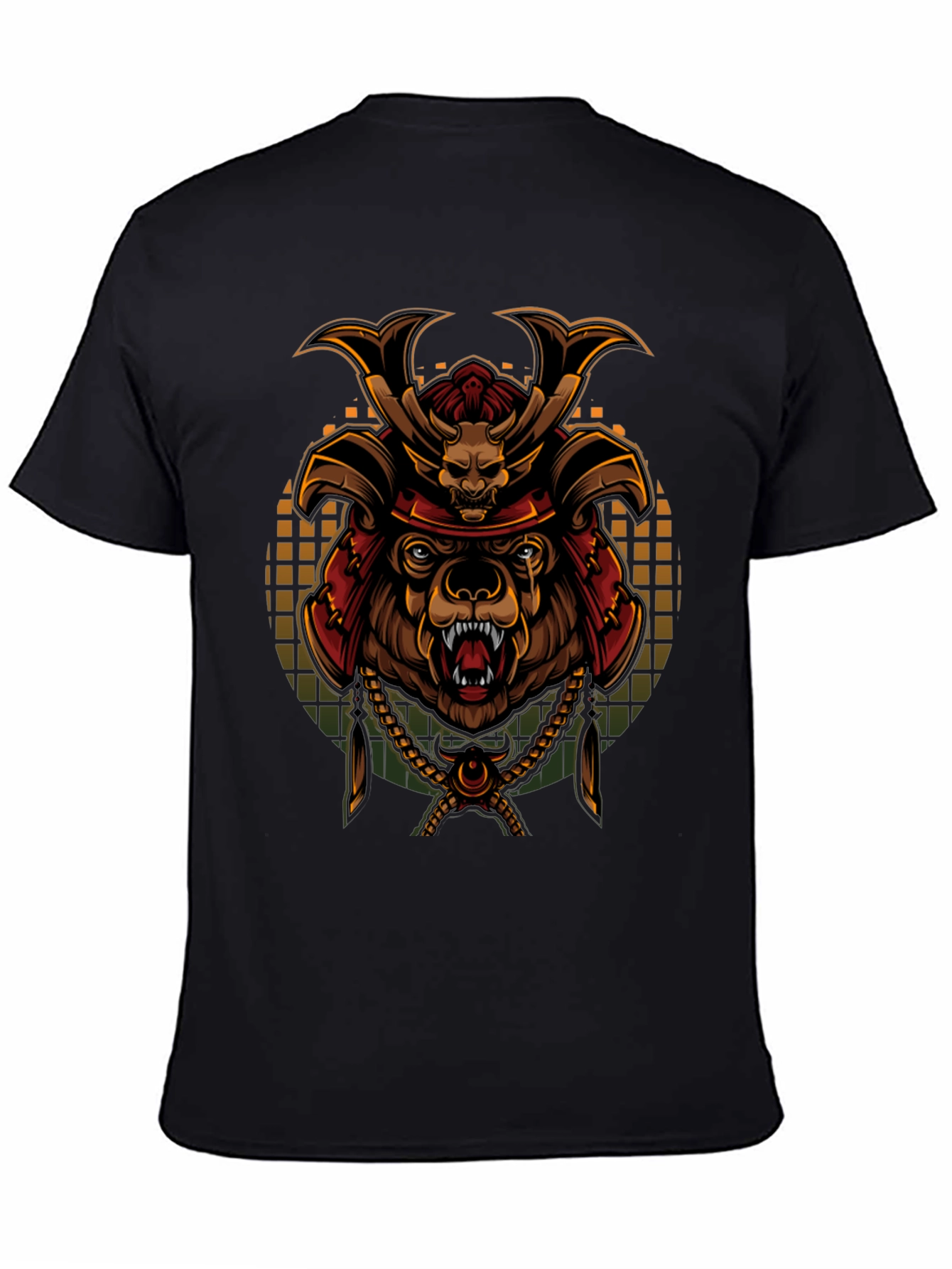 Samurai Bear Graphic Tee - Unique Design