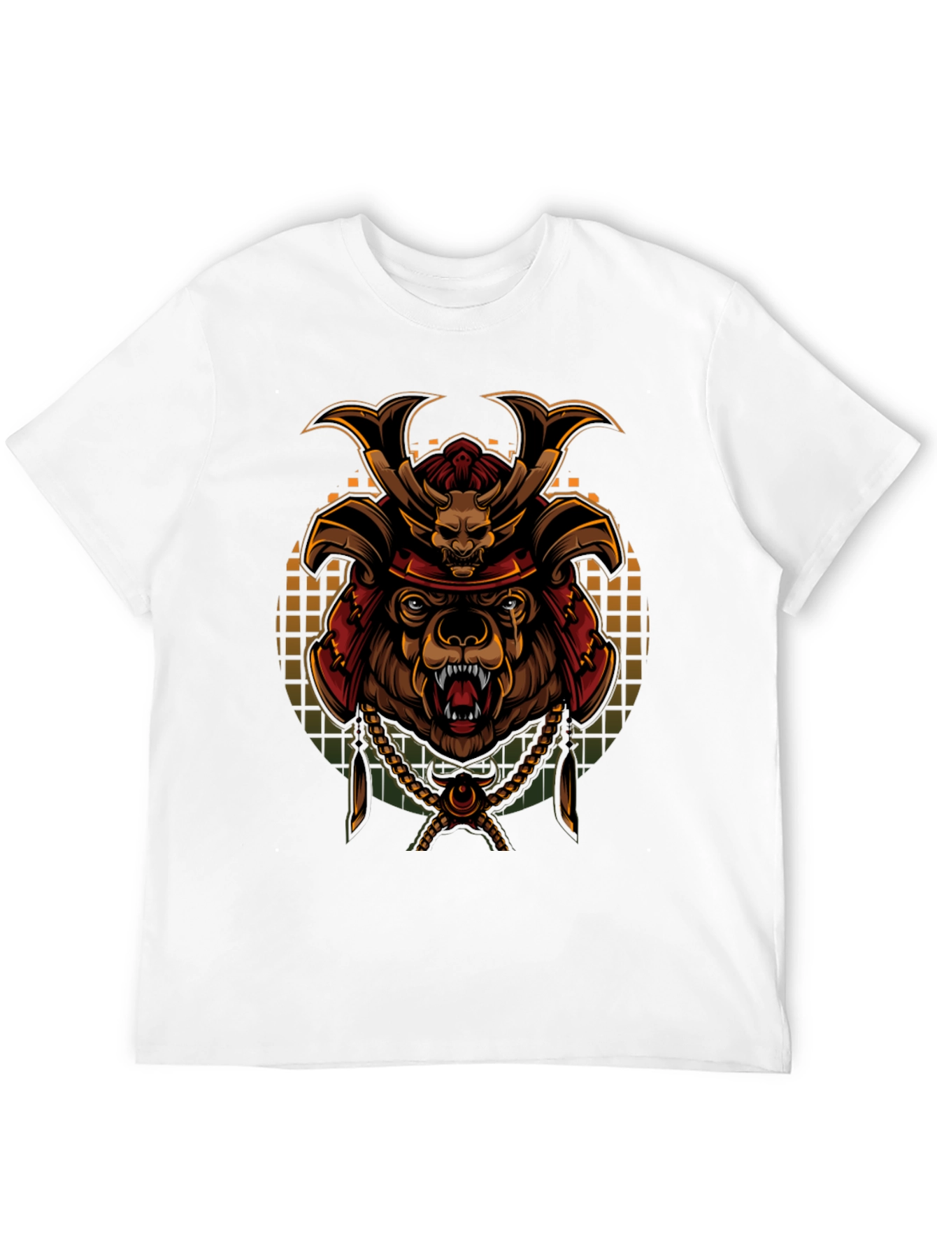 Samurai Bear Graphic Tee - Unique Design