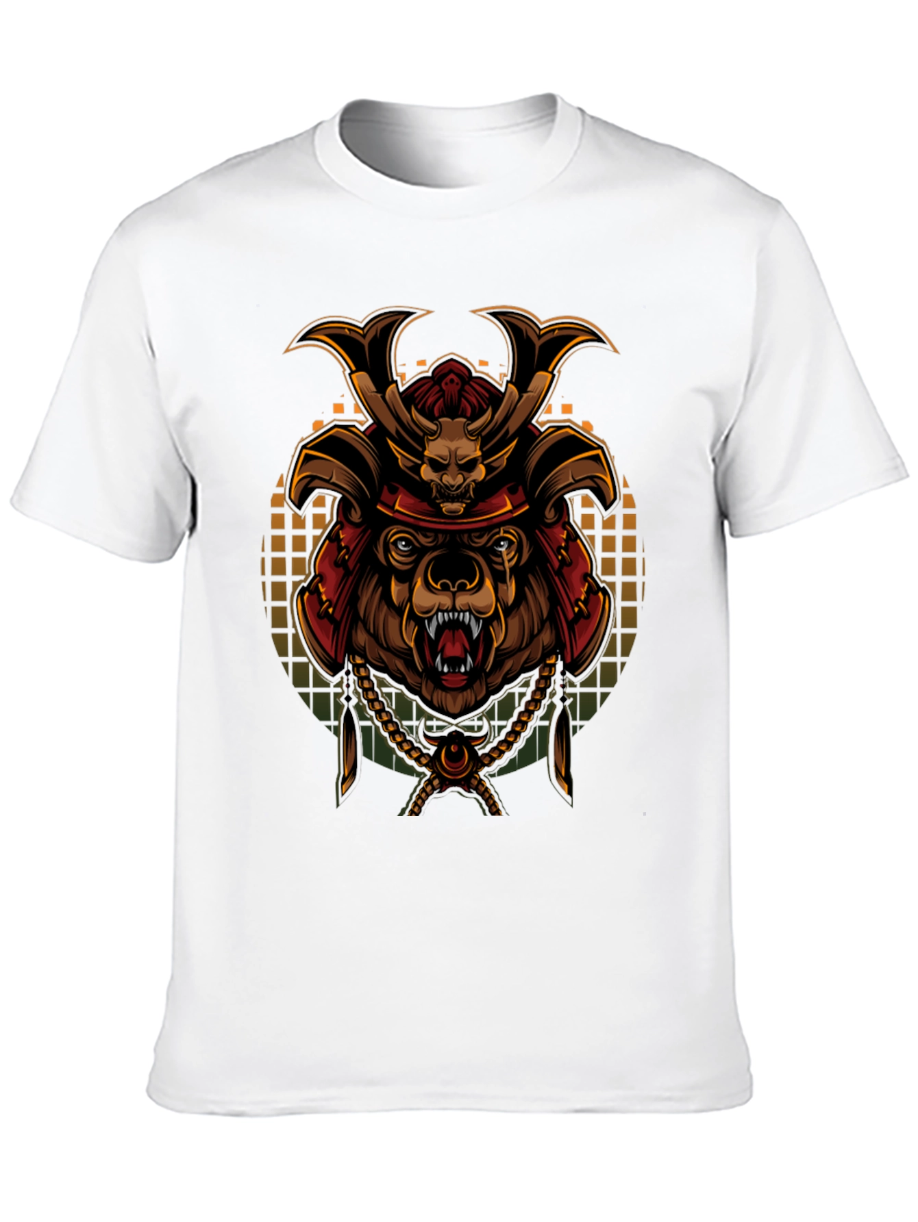 Samurai Bear Graphic Tee - Unique Design