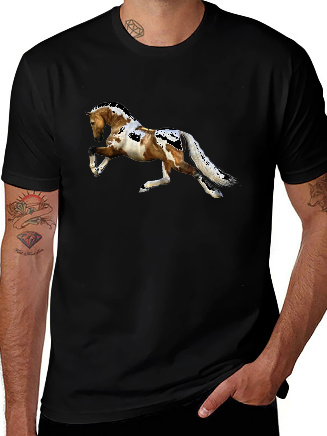 Horse Graphic Print Tee