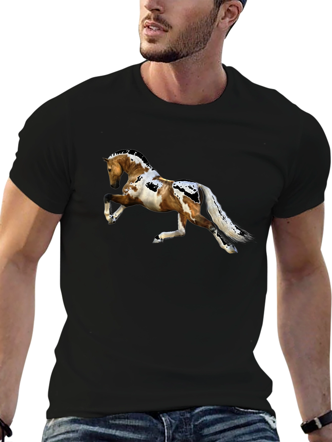 Horse Graphic Print Tee