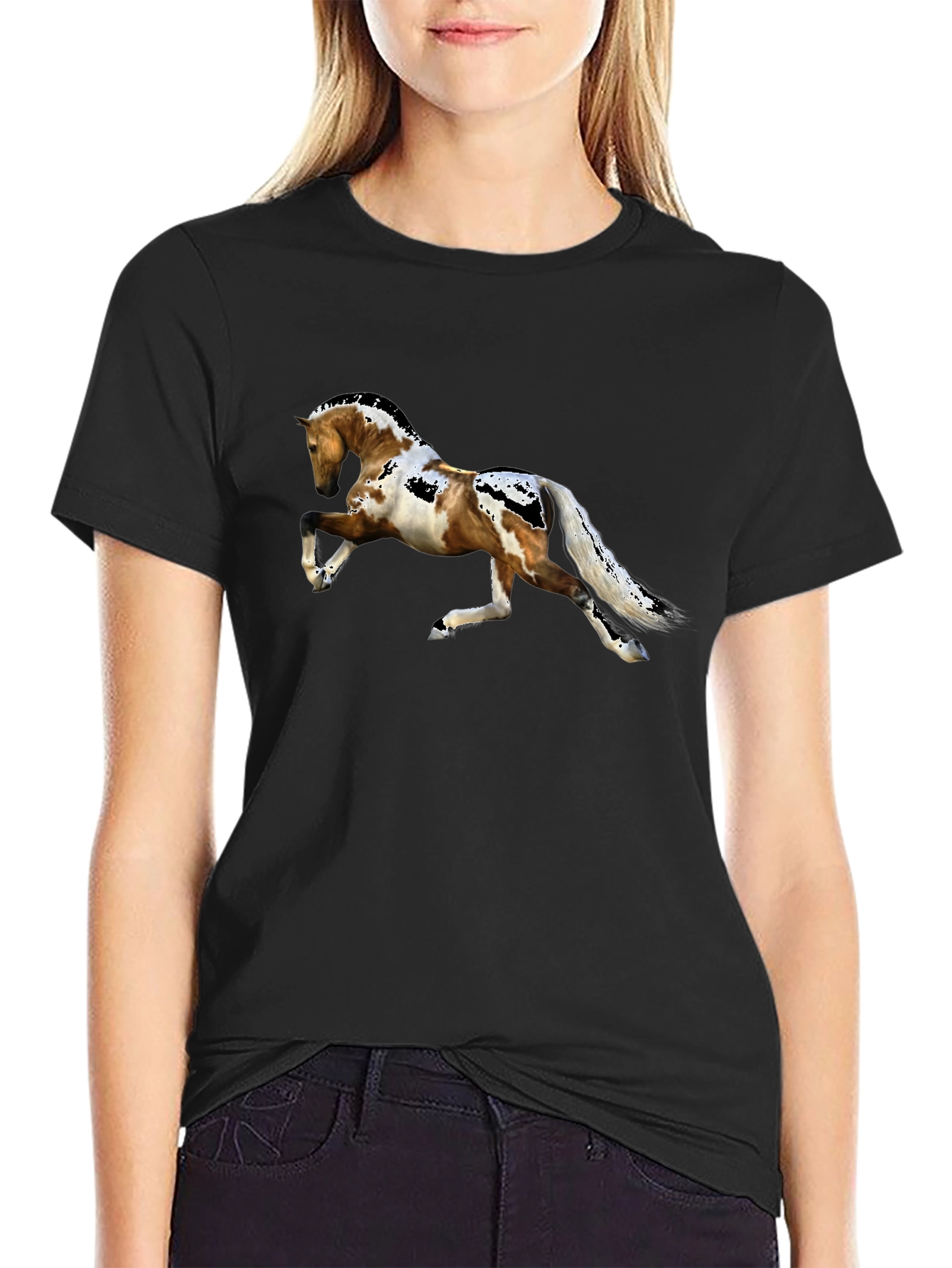 Horse Graphic Print Tee
