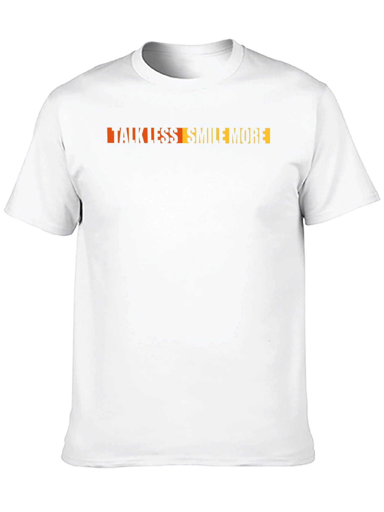 Talk Less Smile More Graphic Tee - Black