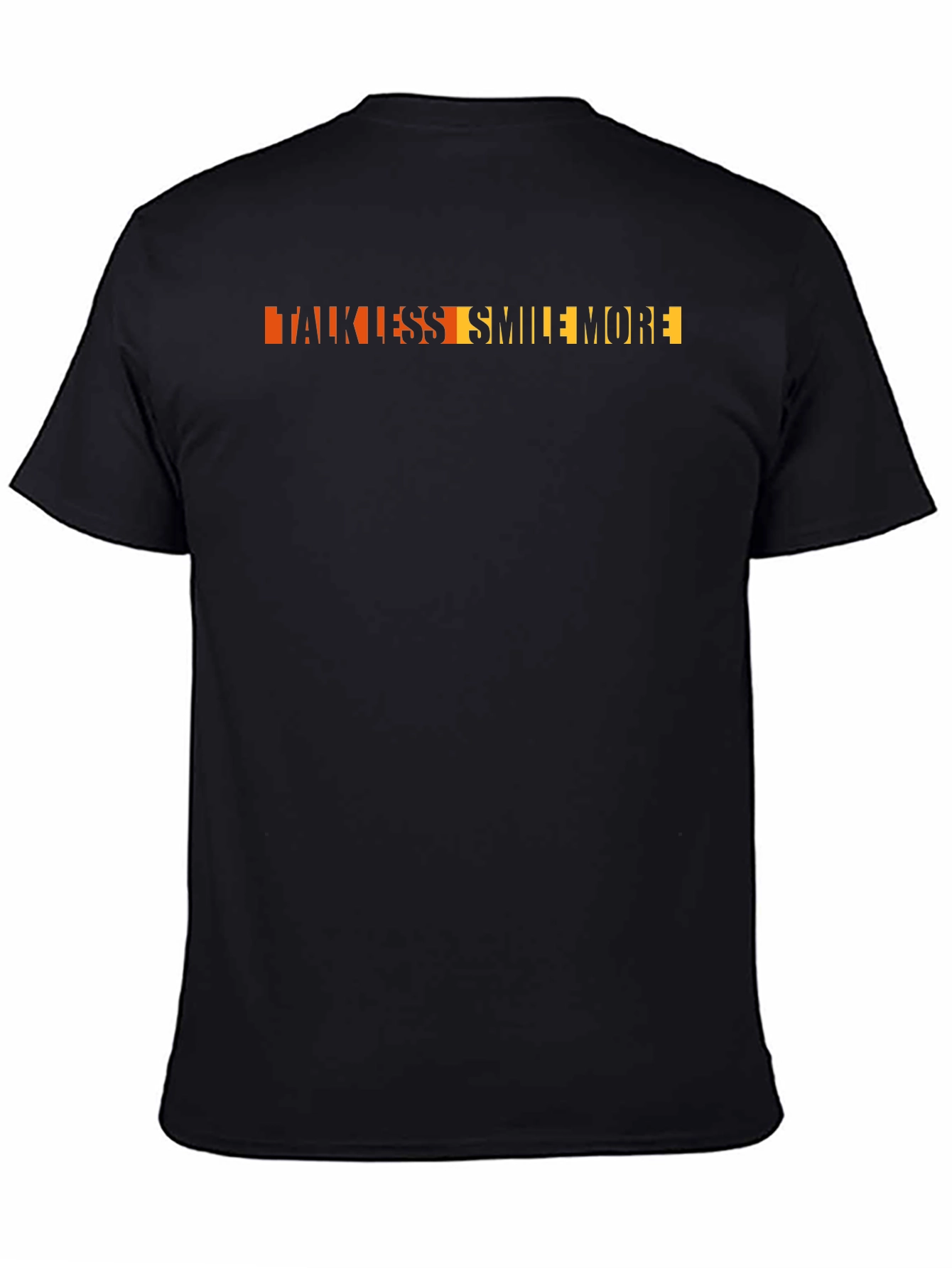 Talk Less Smile More Graphic Tee - Black