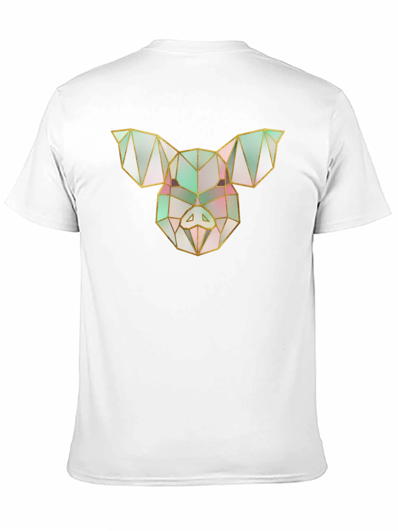 Geometric Pig Tee - Modern Graphic Print