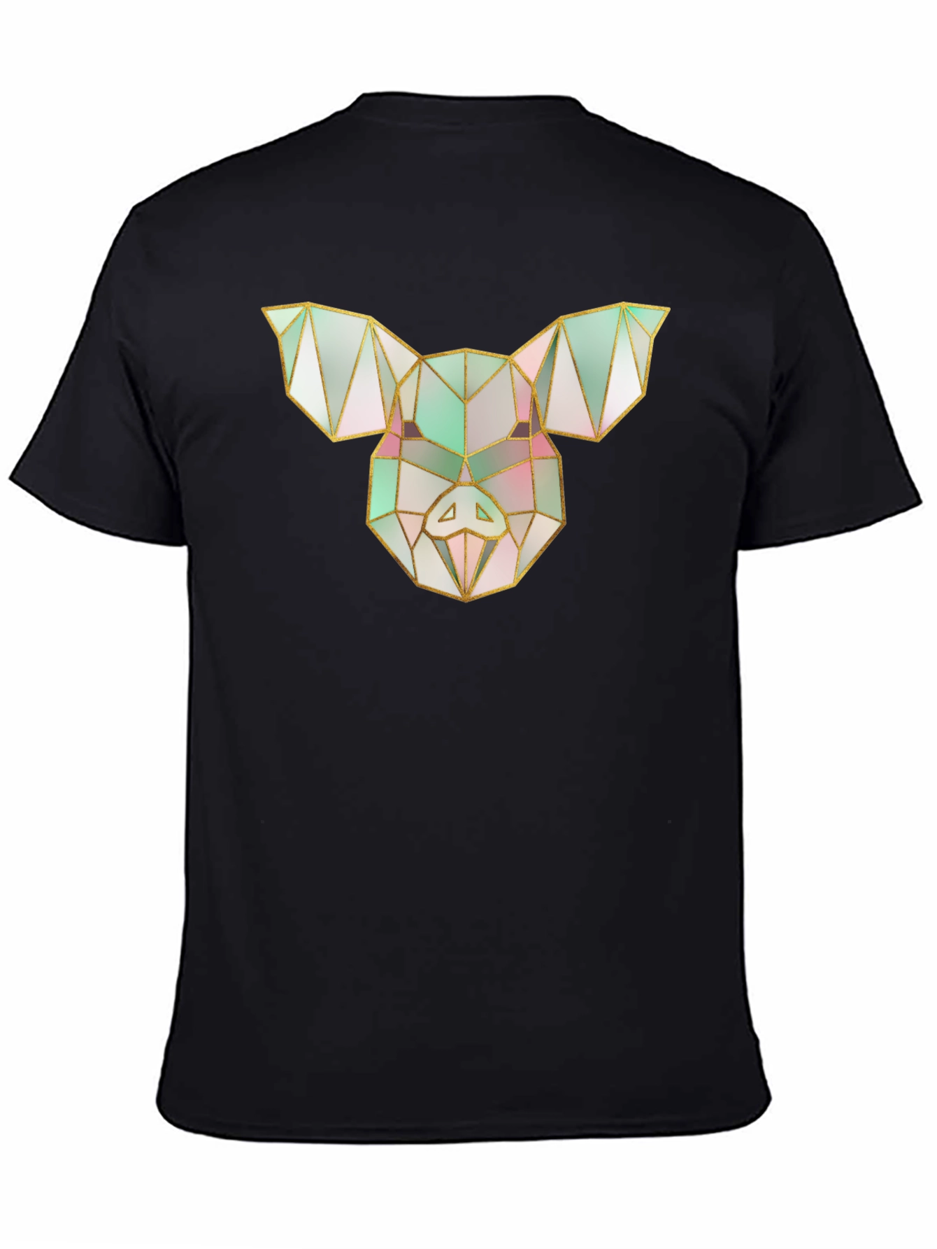 Geometric Pig Tee - Modern Graphic Print