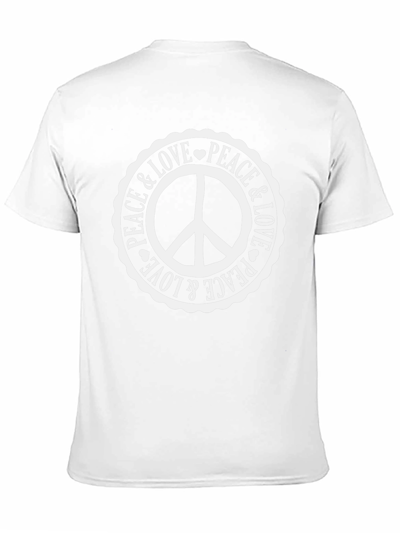 Peace & Love T-Shirt - Classic Graphic Tee