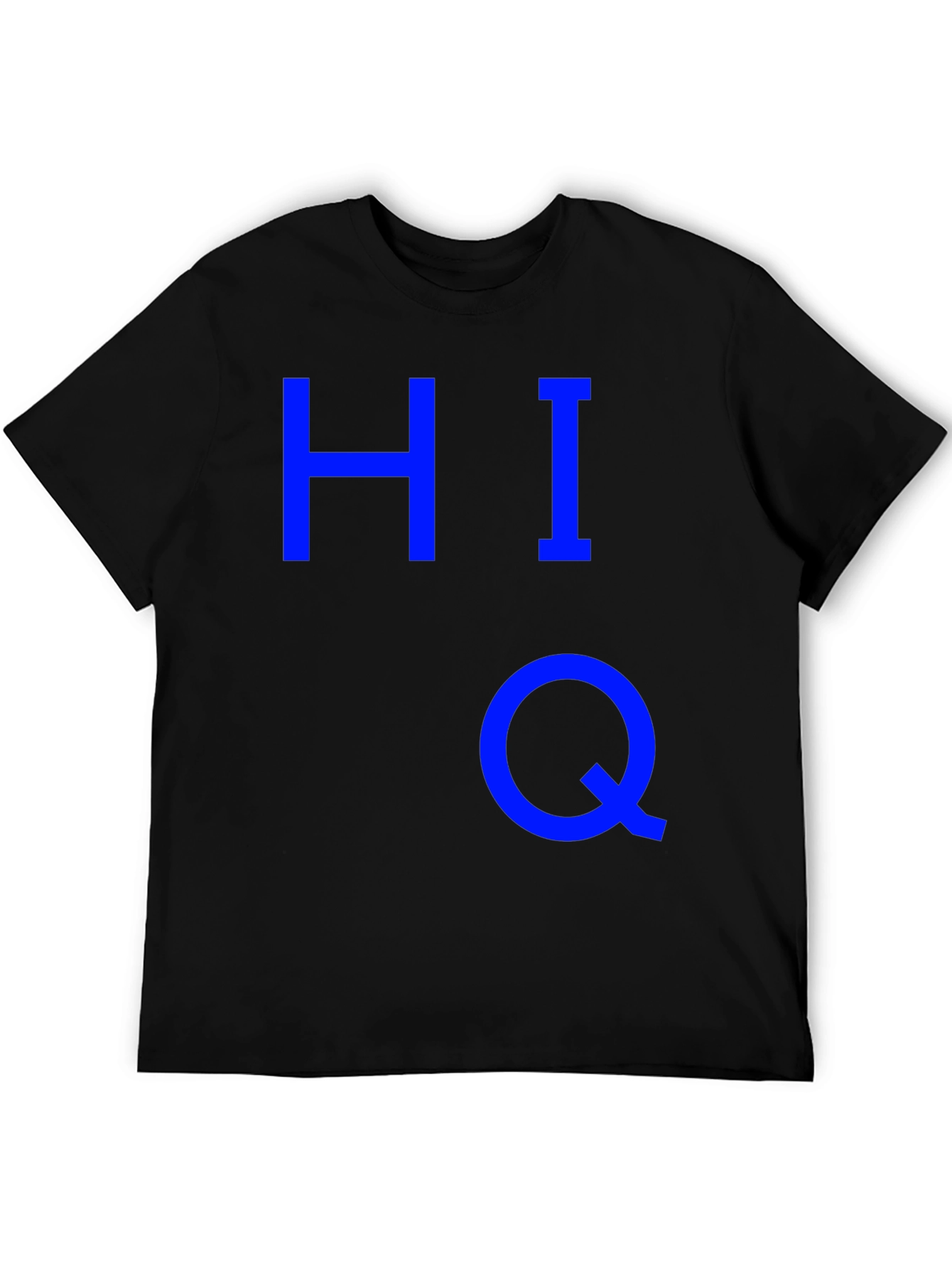 HIQ Graphic T-Shirt - Bold Blue Design