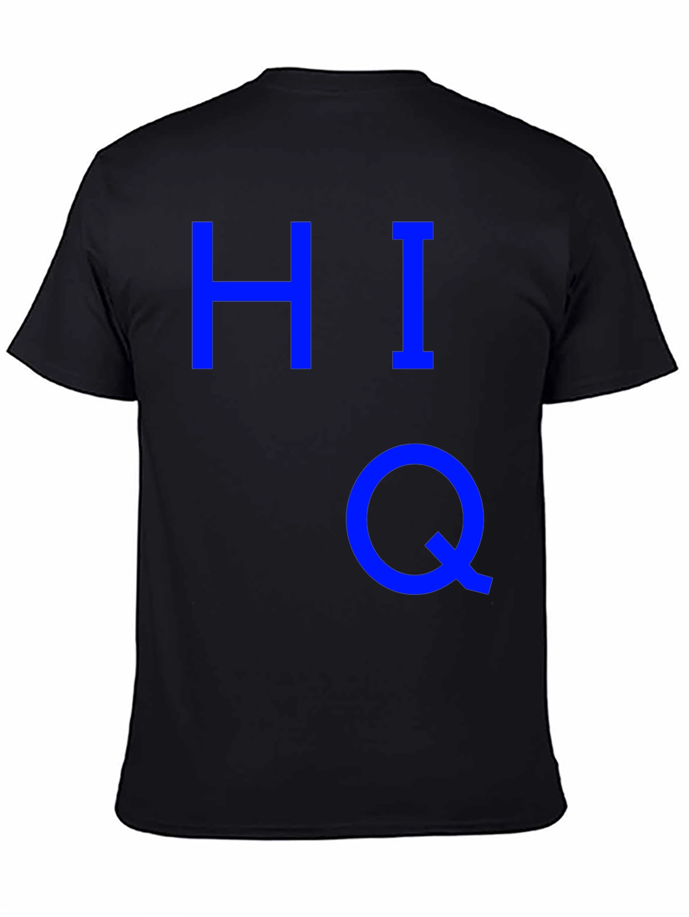 HIQ Graphic T-Shirt - Bold Blue Design