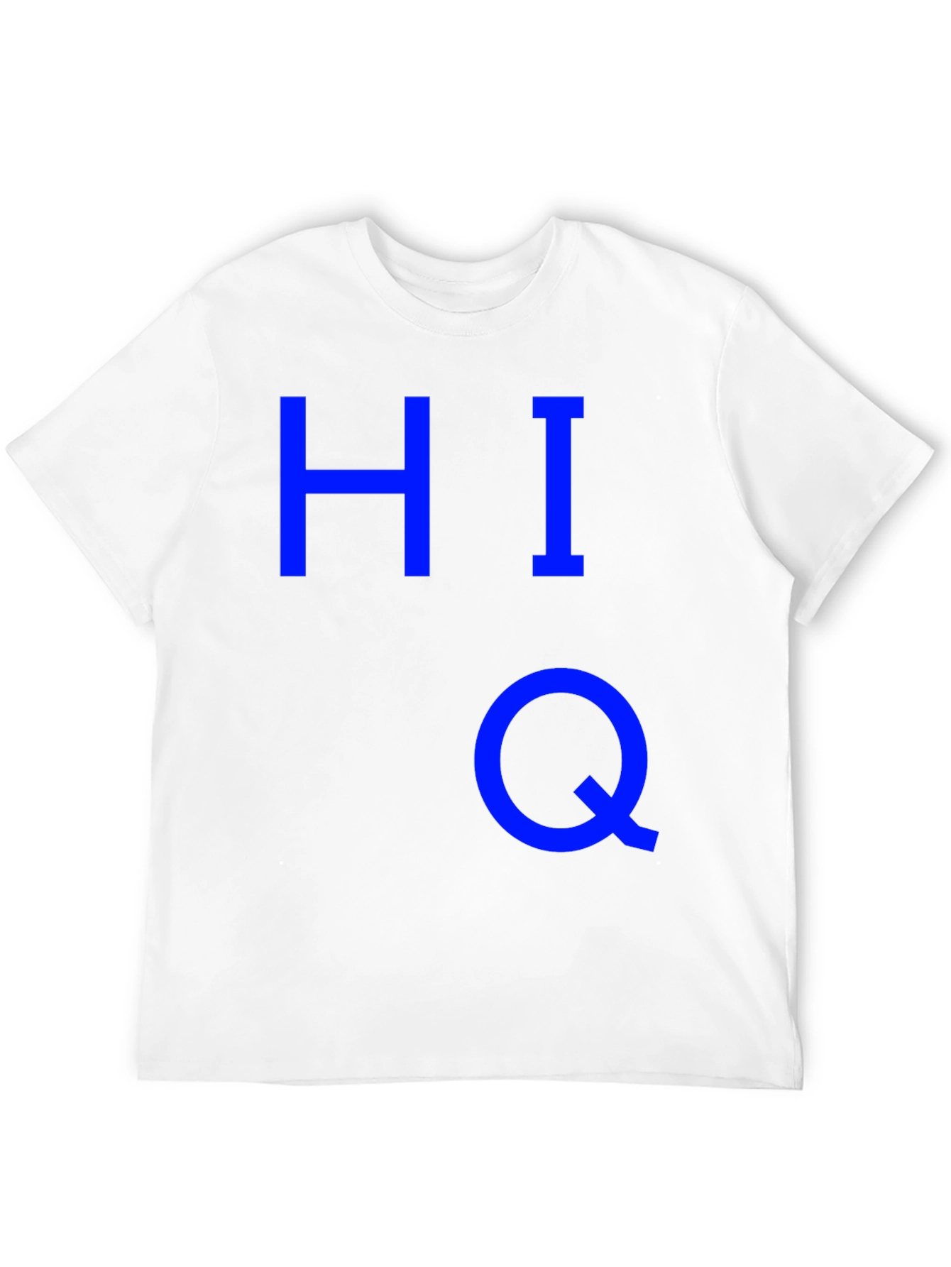 HIQ Graphic T-Shirt - Bold Blue Design