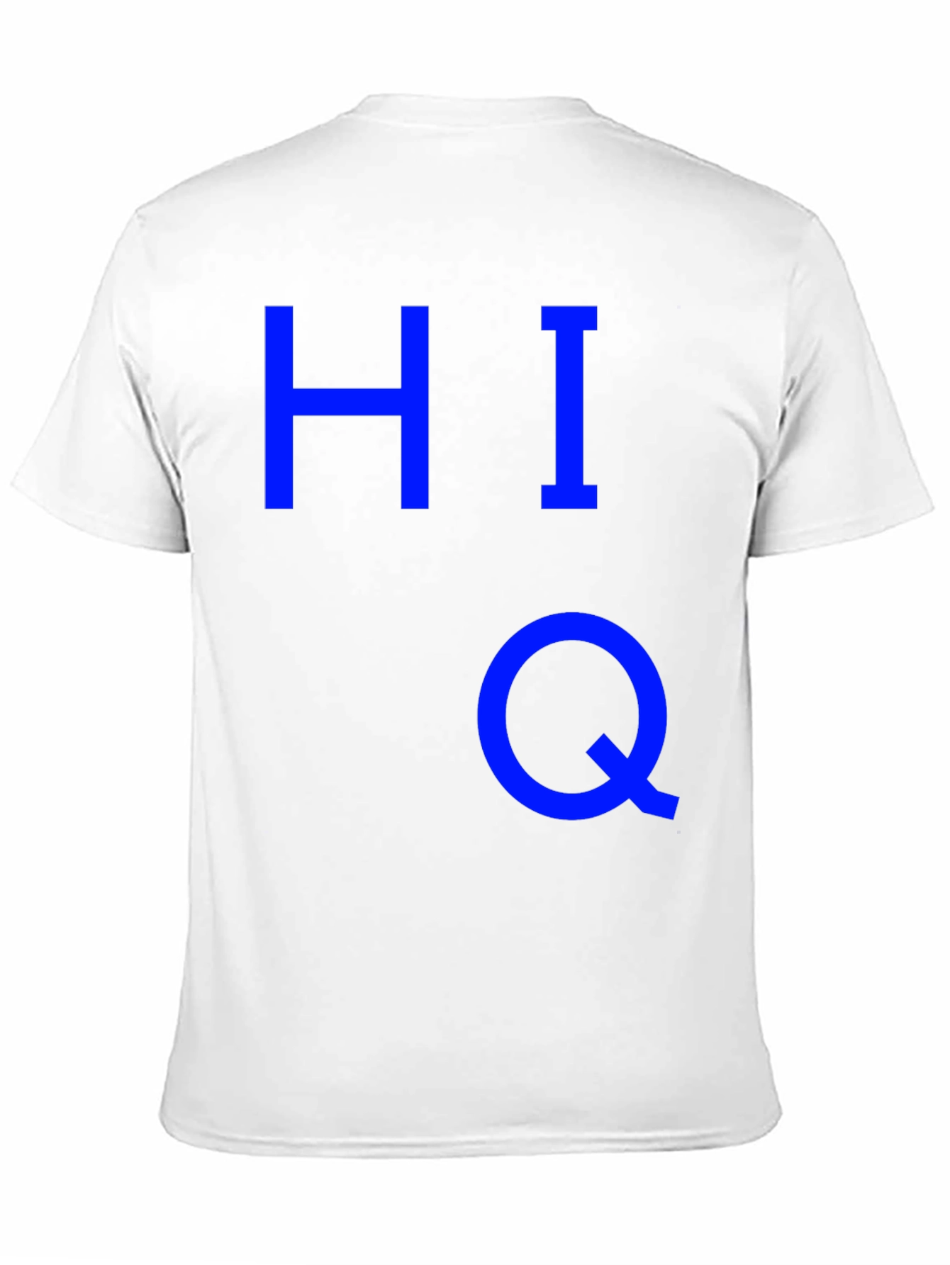 HIQ Graphic T-Shirt - Bold Blue Design