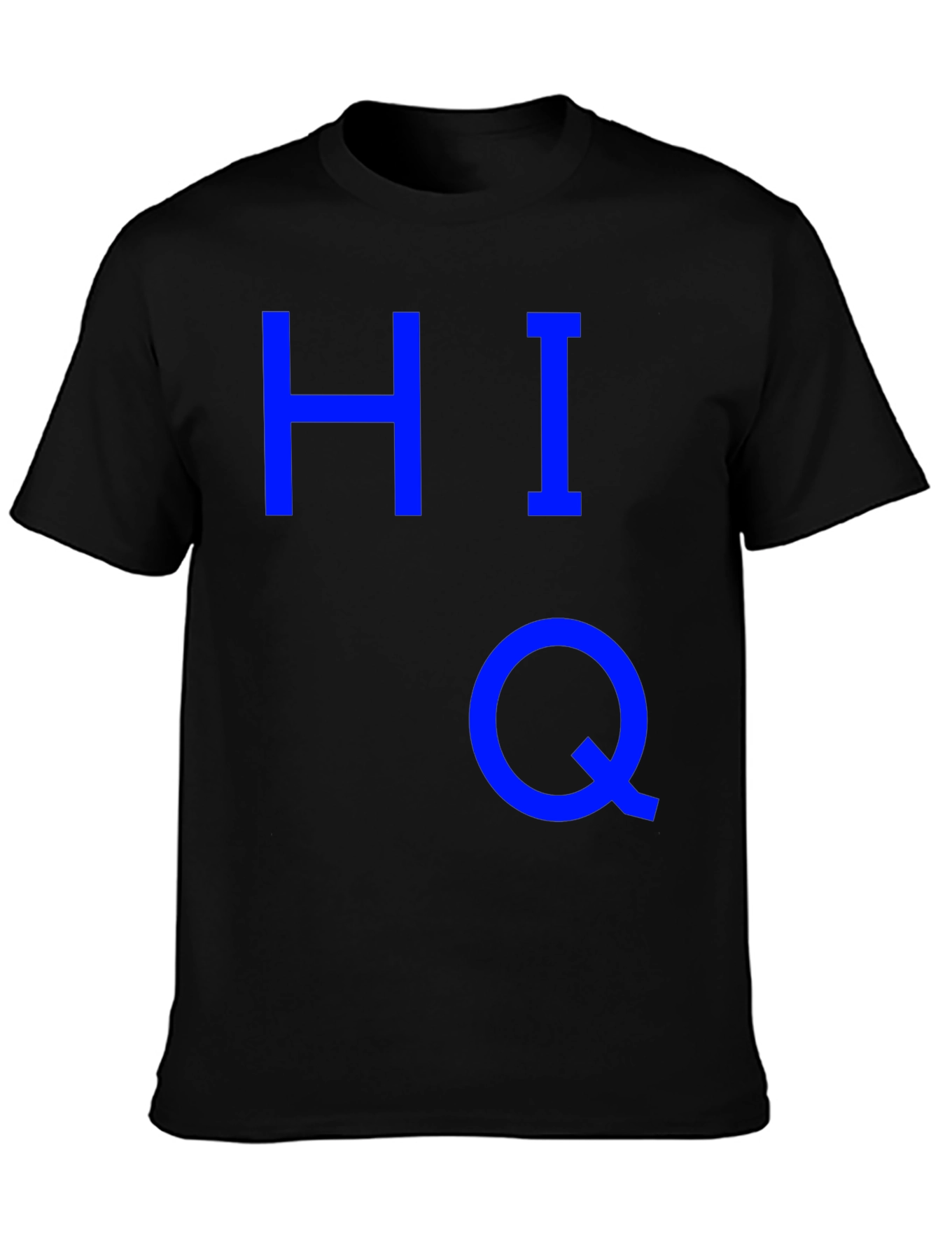 HIQ Graphic T-Shirt - Bold Blue Design