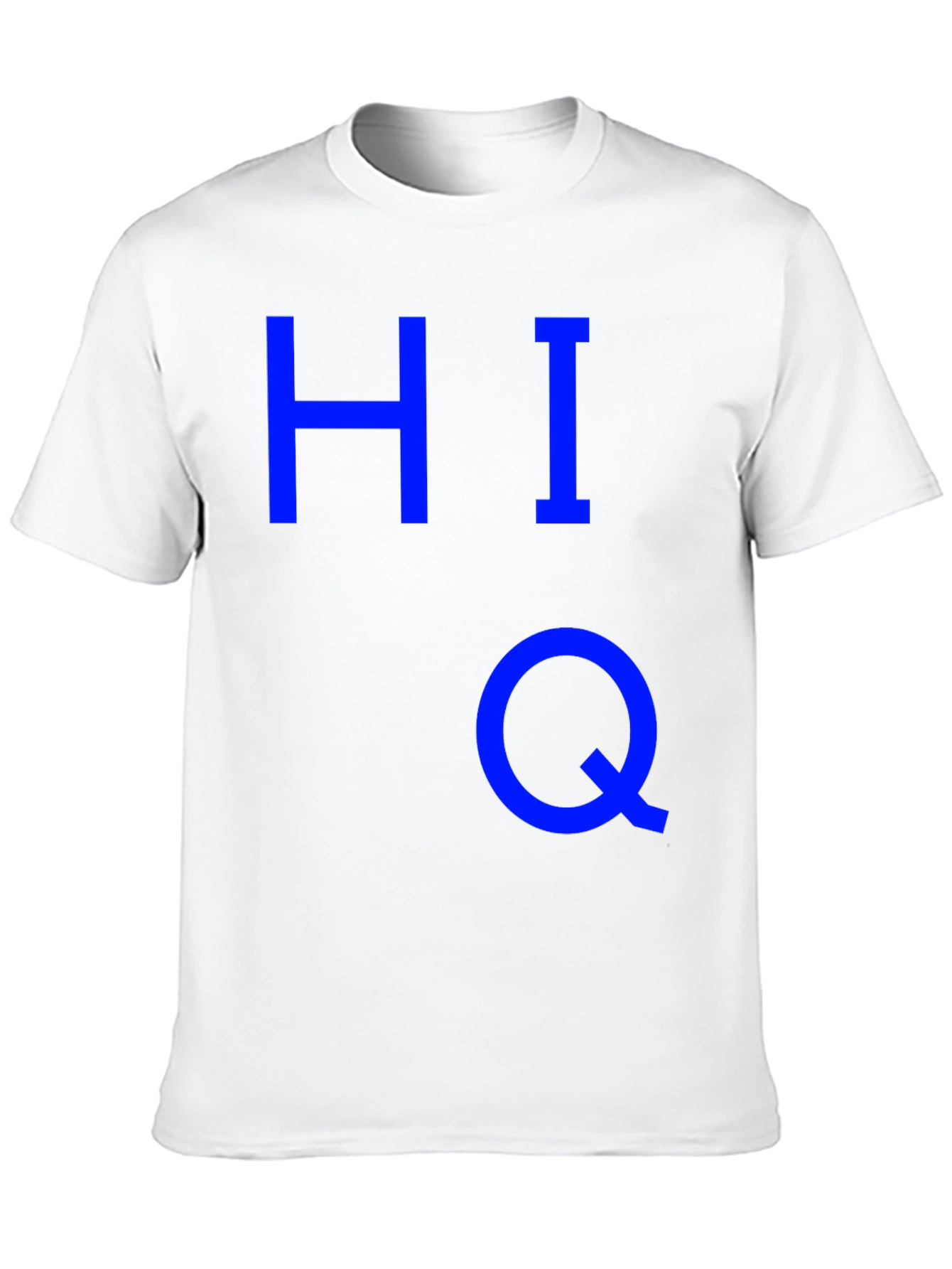 HIQ Graphic T-Shirt - Bold Blue Design